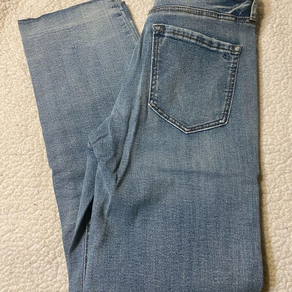 NWT Jessica Simpson Straight Leg Jeans. 5pkt. Raw Hem. Spotlight High Rise Slim - Picture 8 of 10